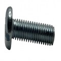 Suburban Bolt And Supply M2.5-0.45 x 20 mm Slotted Pan Machine Screw, Zinc Plated Steel A4302.50020PZ
